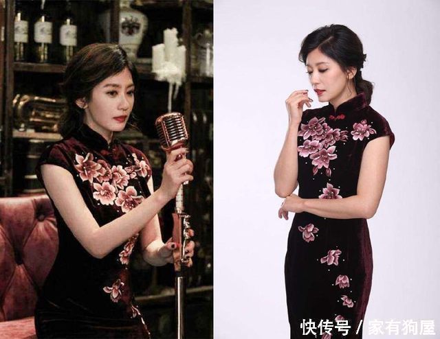 杨幂旗袍装、徐帆旗袍装、贾静雯旗袍装，都没有她的旗袍装惊艳！