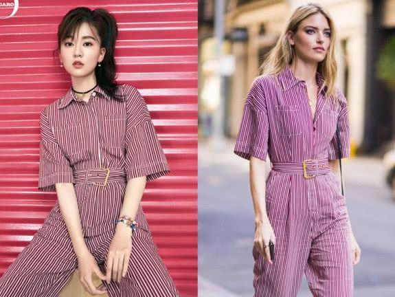 乔欣厉害了，拍写真撞衫超模也不输，网友：腿长有两米？