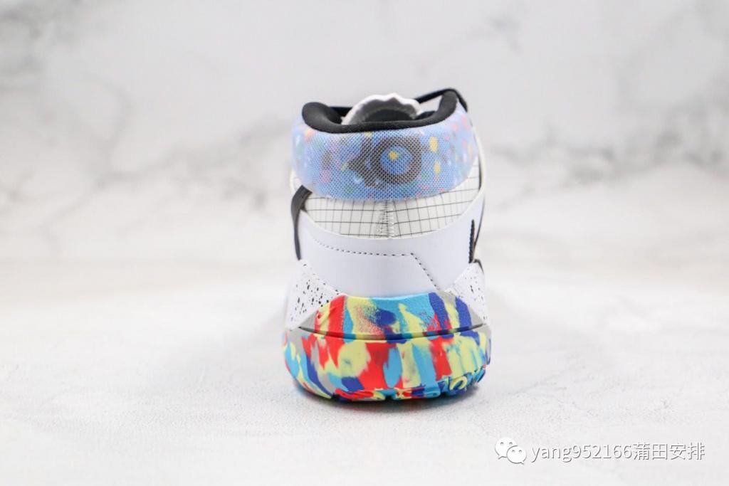  「Nike」耐克Nike KD13 EP杜兰特13代篮球鞋白彩虹配色