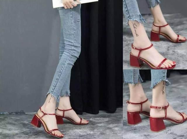 矮个子穿这5双“方头”凉鞋，比高跟鞋还显腿长!