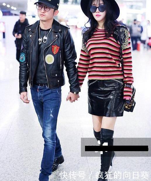 冉莹颖穿对鞋秀美腿！网友直呼：还以为邹市明带了一个网红呢