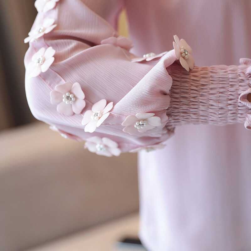 我姐，出门从不穿连衣裙!只穿这欧货雪纺衫，高雅又减龄，忒美