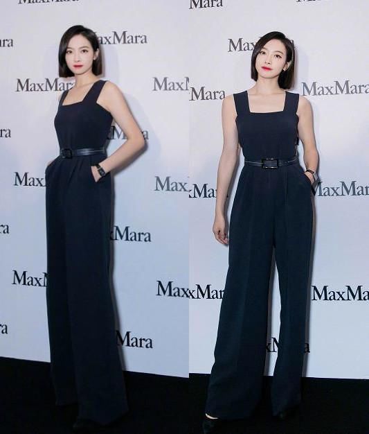 赵丽颖和宋茜同穿连体裤，一个清纯像初中生，一个却像“女总裁”