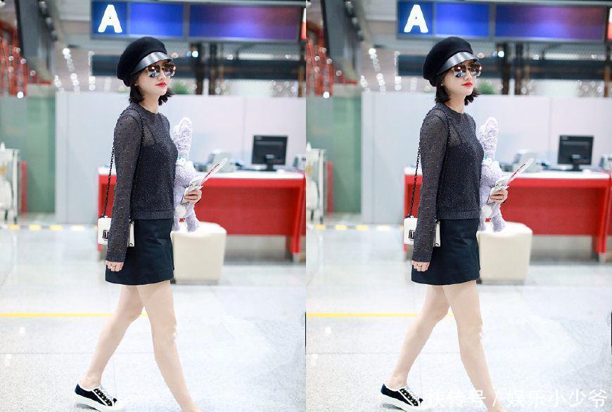 30岁景甜真性感！穿透视衣搭短裙甜美妩媚，网友：张继科眼光好