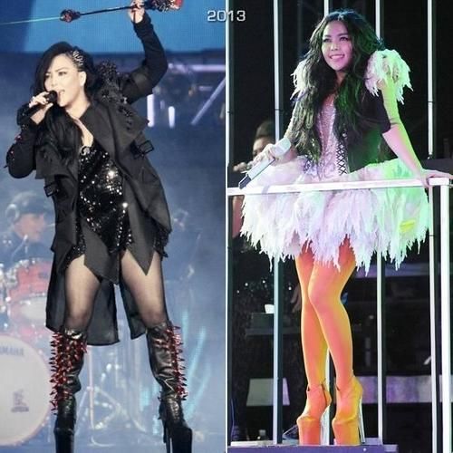 Gaga与未婚夫甜蜜出街不忘凹凸造型,连穿多天的30cm战靴估计难火