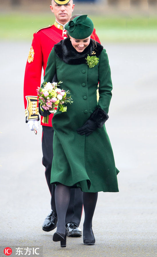 凯特王妃将临产 晒晒皇室三胎孕妈最美大肚照