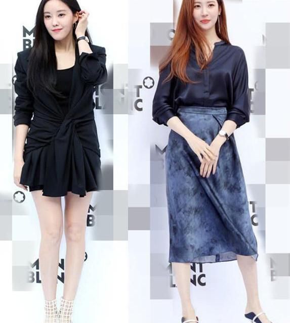 朴孝敏穿渔网高跟鞋, 李宣美把高跟鞋当拖鞋穿, 网友: 还是你们会