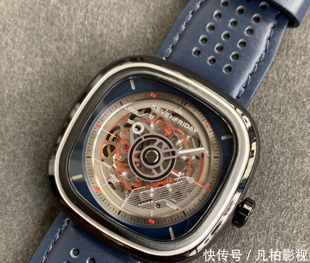 「融合」七个星期五全新轻量级T系列,融合了透明镂空平面设计等元素的腕