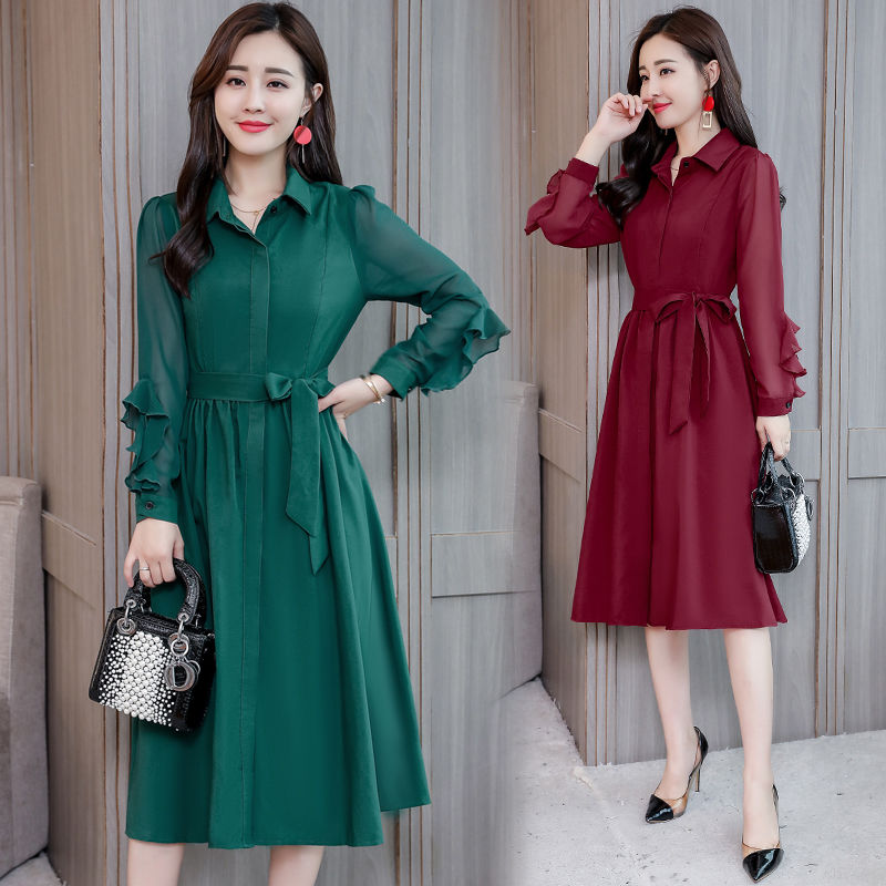 头一回看媳妇穿温柔裙，说实在的，美的我都不敢认，洋气又美嫩