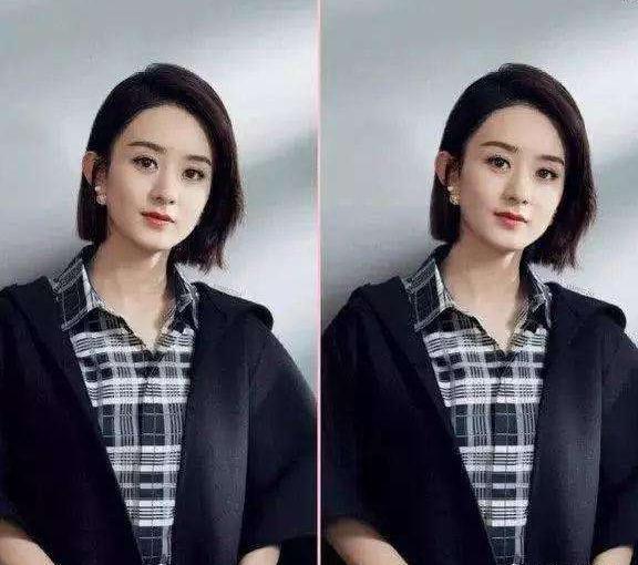 赵丽颖与韩国女星撞衫, 网友直呼真假脸一目了然!