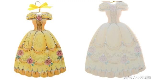 迪士尼公主礼服便条纸美到舍不得下笔！把书桌变成公主礼服间
