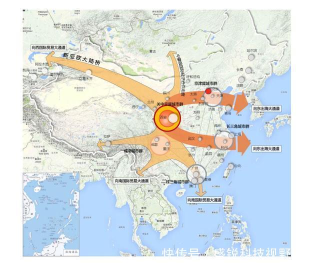  【西安】以西安为首的关中城市群：哪些区域要重点开发？铁路机