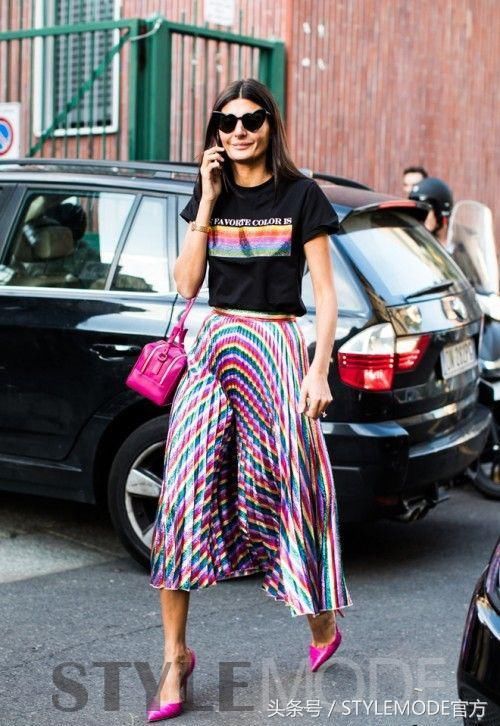 条纹裙最精彩的一面等你发现