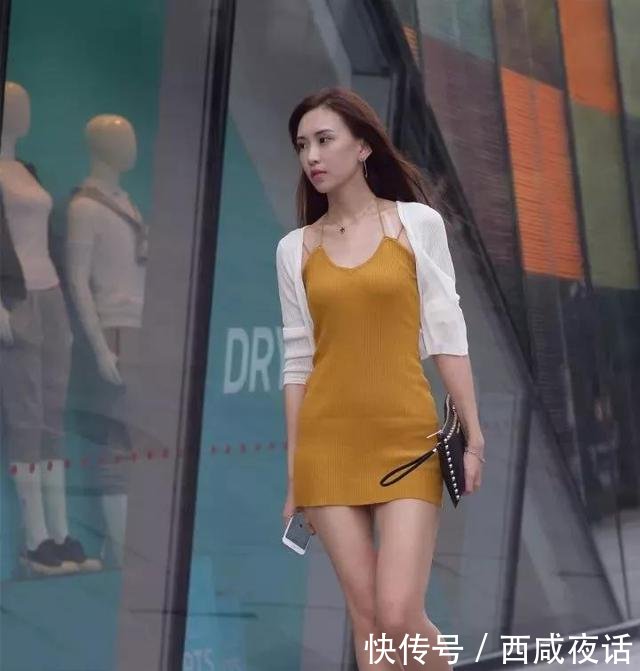 幸福中国街拍好身材短裙大美腿气质长发美女