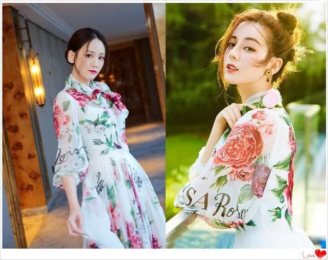 陈乔恩穿3.3万连衣裙撞衫热巴,网友:谁是真嫩谁是装嫩一目了然