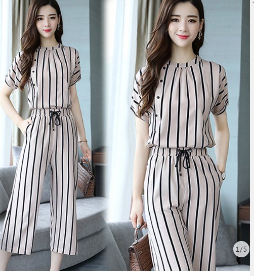 女人脱掉连衣裙，穿上新上市“阔腿套装”，年轻20岁，显气质