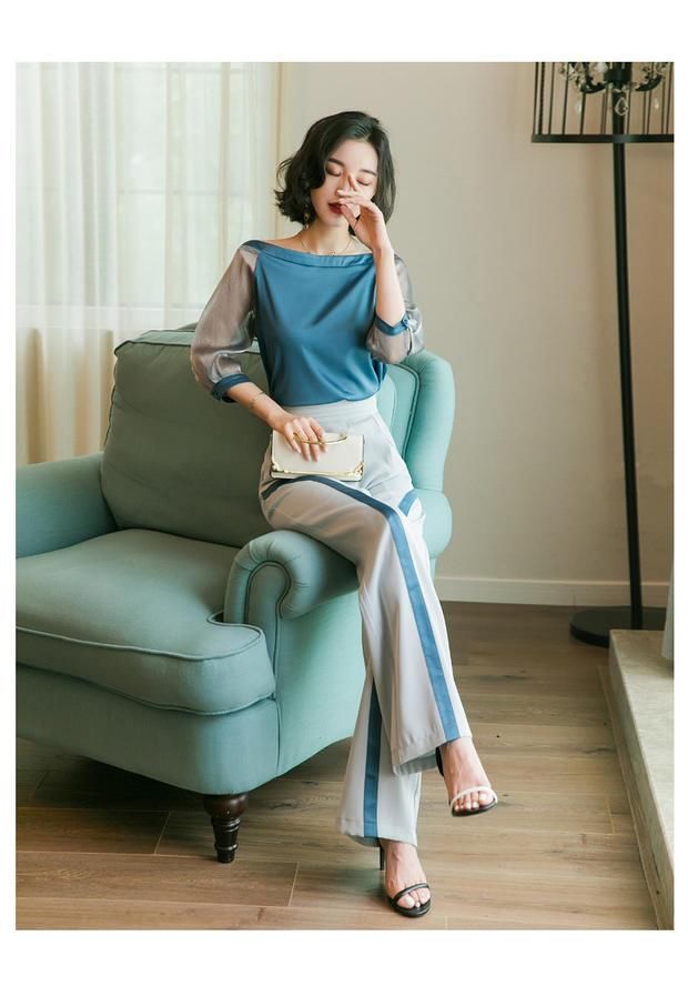 身材微胖的小姨太会打扮，专挑这，小香风套装，美得我一愣一愣的