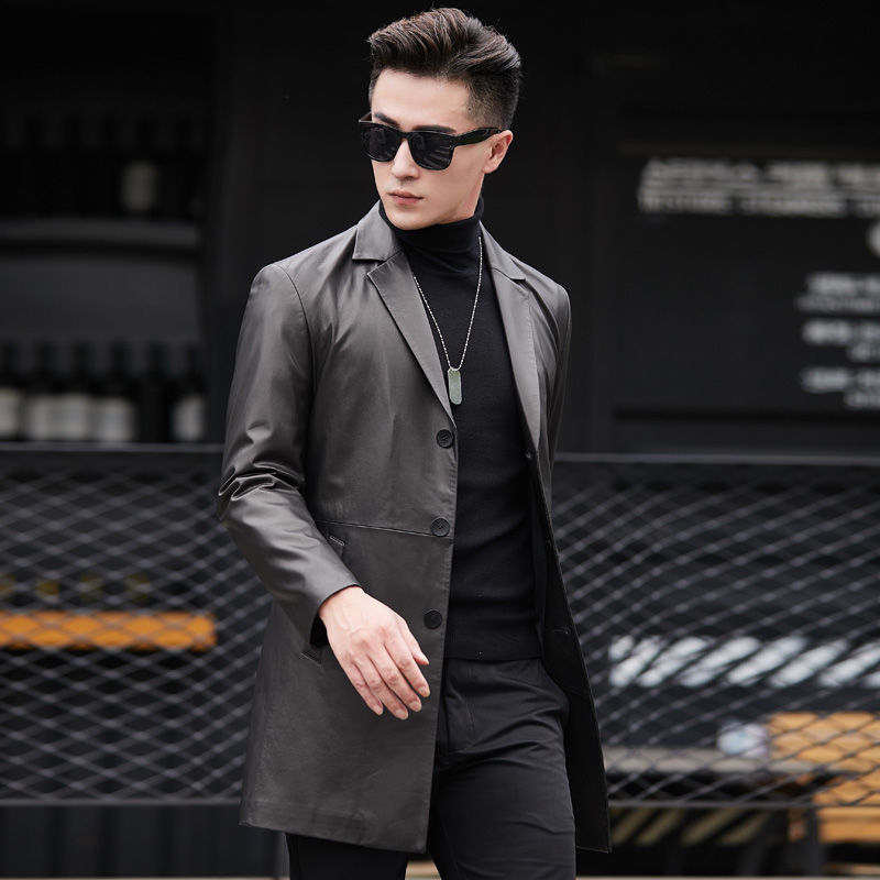 男人秋冬穿搭一臃肿就没了型，想穿得有型又舒服，首选真皮皮衣