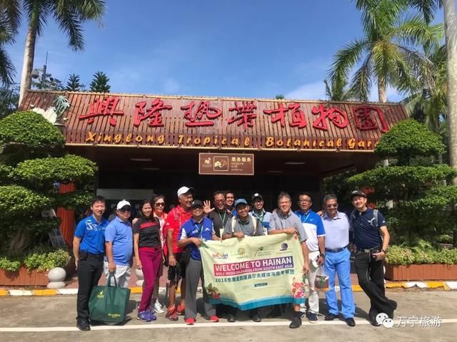 东南亚四国高尔夫媒体考察团来万宁考察 提升海南高尔夫旅游知名