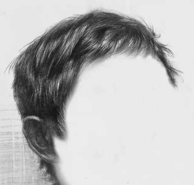 素描头像中头发的处理技巧