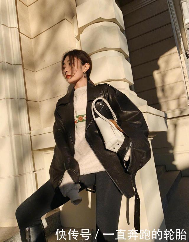  气质：大衣已经“烂大街”！穿皮衣才是正确的打开方式，可御姐可甜美