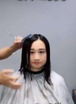 国字脸小姐姐的逆袭路，原来发型这么重要：这是整容了吧