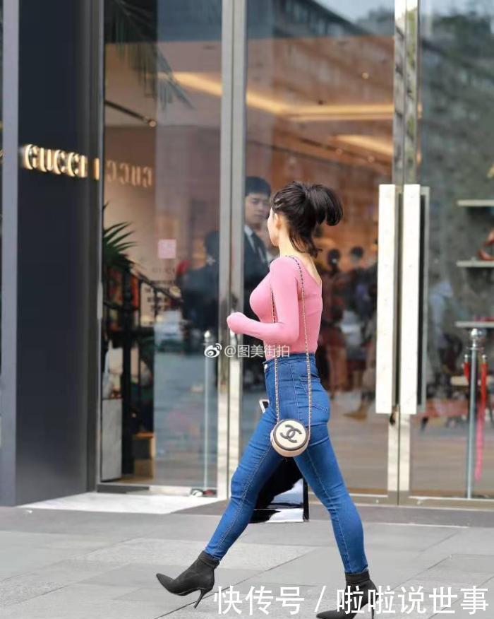  【女人】街拍完美的腰臀比例，才是女人的梦想！