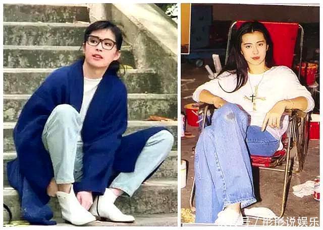 八九十年代，王祖贤就穿堆堆袜，想不到朱茵竟美的不像话