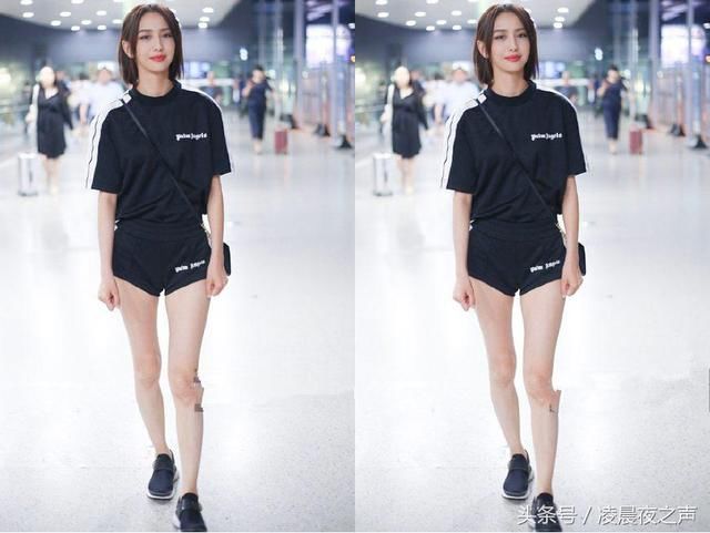佟丽娅这三角短裤一般人不敢穿，网友：我16岁才敢这么穿