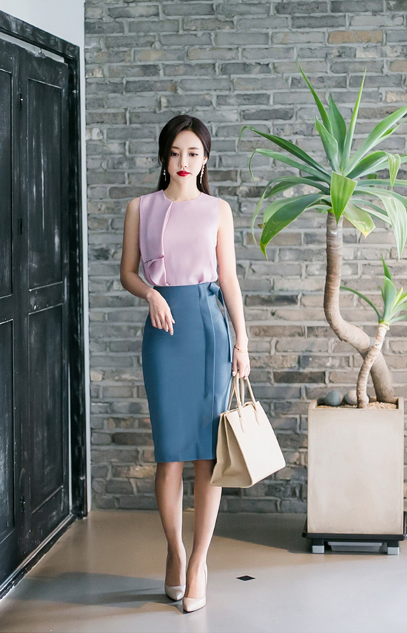 女神孙允珠，紫菱草浪漫纱纺飘带王妃衣裙