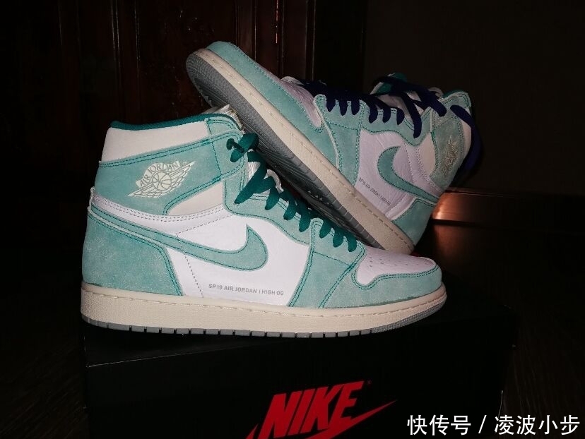  『蓝色』湖水蓝色蒂芙尼绿Air Jordan 1，这款空中飞人你心动了吗？