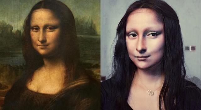 重庆女孩仿妆蒙娜丽莎爆红！连c罗也能仿，网友：这是什么妖术？