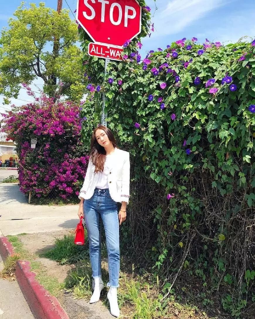 身高162的她是韩国最厉害的街拍女神!基础款就能穿出时髦高级感