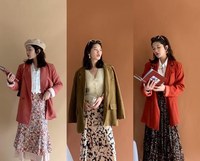  #碎花裙#不会穿衣打扮的,这27套裤子穿搭,照着学,也能穿出时尚范!