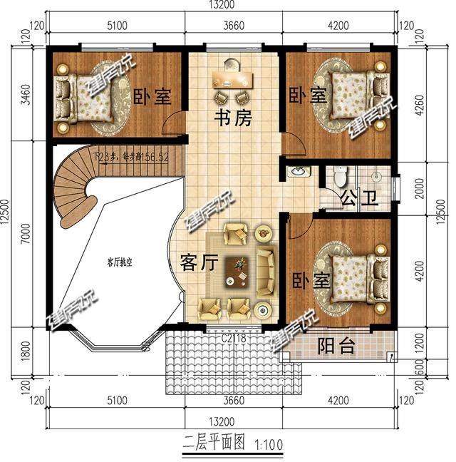 农村最漂亮二层欧式独栋别墅，提前了解不吃亏，图纸看了快收藏