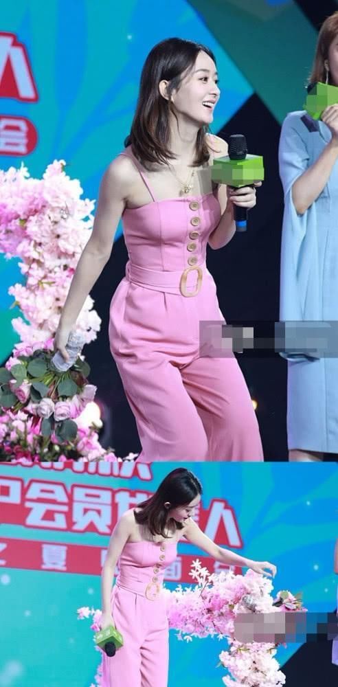 赵丽颖现身某活动现场，小腹平坦破谣言，自曝择偶标准要求并不高