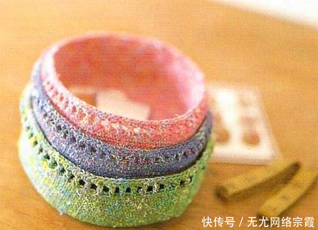 「图解」钩针编织的毛线杂物篮,3个款式有图解