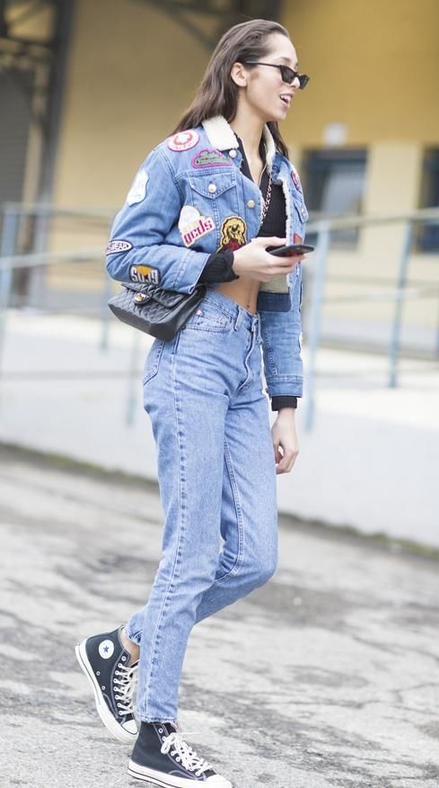 牛仔装不仅百搭，随意，还能穿出温柔，可爱感