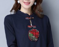 终于被我撞见!比真丝衫更贵气的旗袍，国色天香女人味太美了