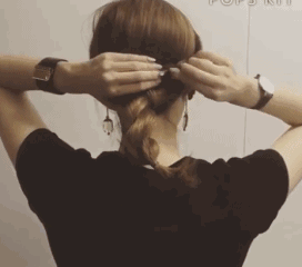 30秒get马思纯baby热巴同款夏日清凉扎发