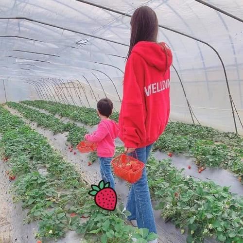 『杨颖』杨颖罕见独带娃！卫衣搭牛仔喇叭裤很青春，与3岁小海绵穿母子装