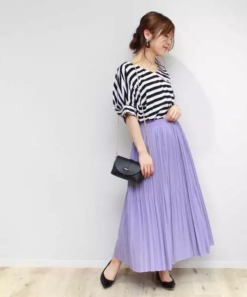 百褶裙日系夏季风格15选!时髦剪裁的立体感与造型感超迷人