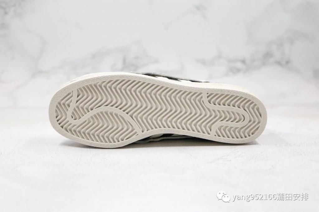  阿迪达斯@阿迪达斯Adidas三叶草贝壳头解构黑白灰色