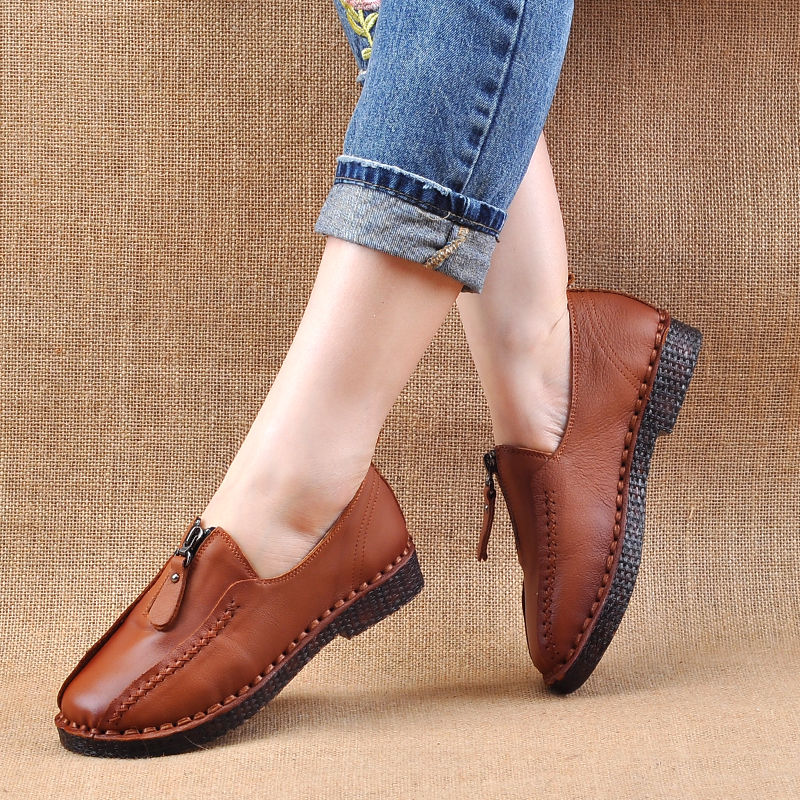 这样软底的妈妈鞋，怎么穿都不累脚，还超美哦