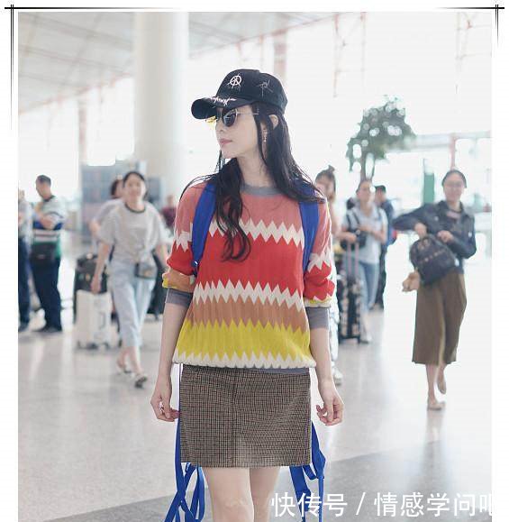 看了范冰冰穿短裙，再看看张馨予，真想对李晨说一句好福气！