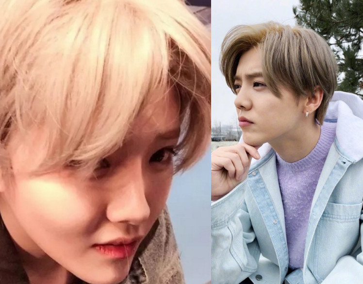 17岁女孩化妆成鹿晗,卸妆后美呆,网友:还以为是鹿晗本人呢!