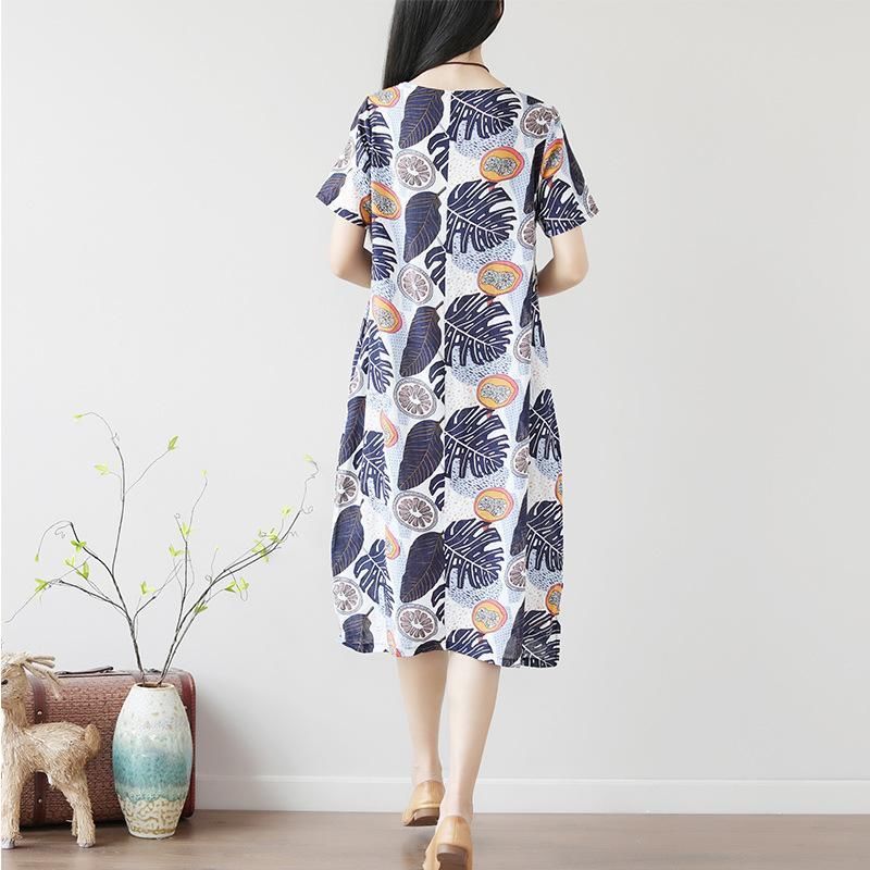 难以置信!现代女人都喜欢的棉麻裙，款款洋气显嫩，连背影都美爆