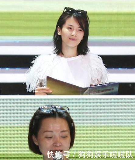 刘涛是素颜，董卿也是素颜，两人同框往那一站，差距竟如此尴尬？