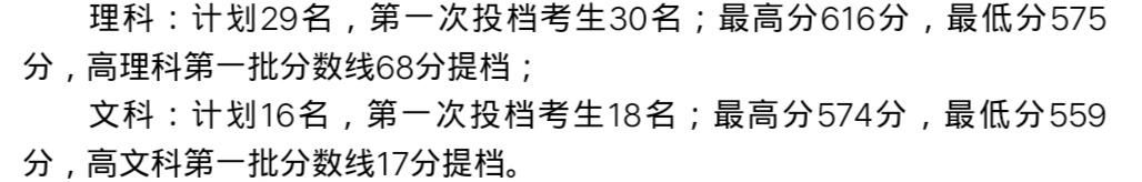 南方医科大学2019录取分数线