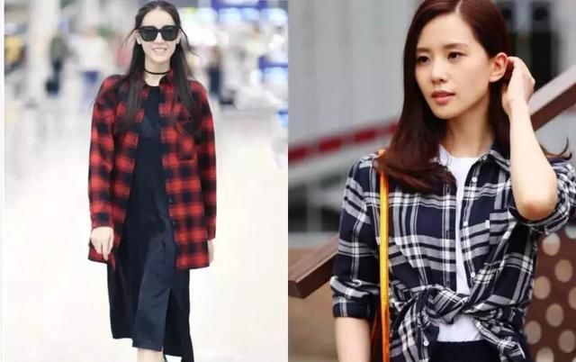  「格子衬衫」初夏怎么穿出韩系甜美风?看完这几套look,你就知道了